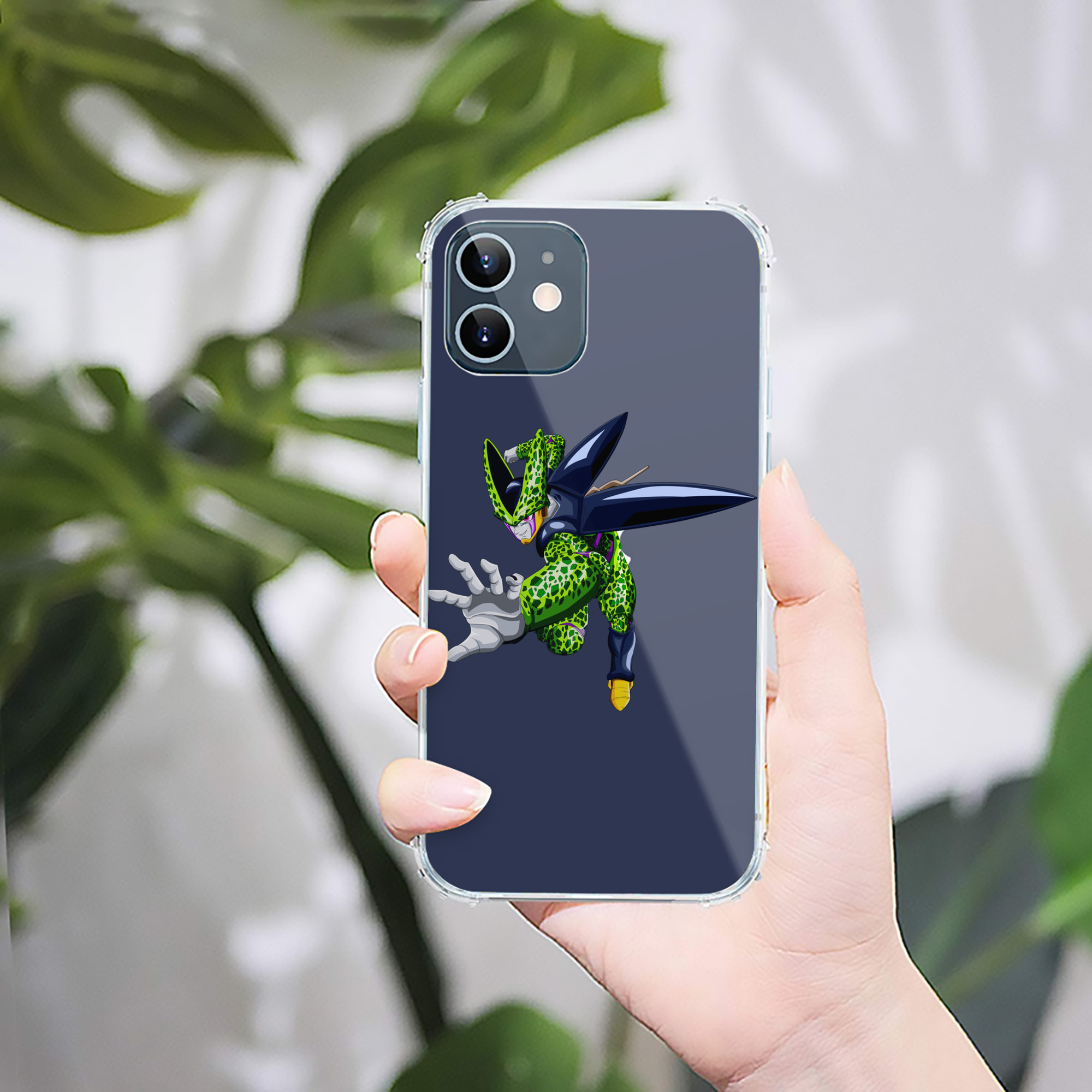 （画像用） ドラゴンボール セル DRAGON BALL Cell 【iPhone 12シリーズ対応】透明スマホケース（クリアソフトケース）